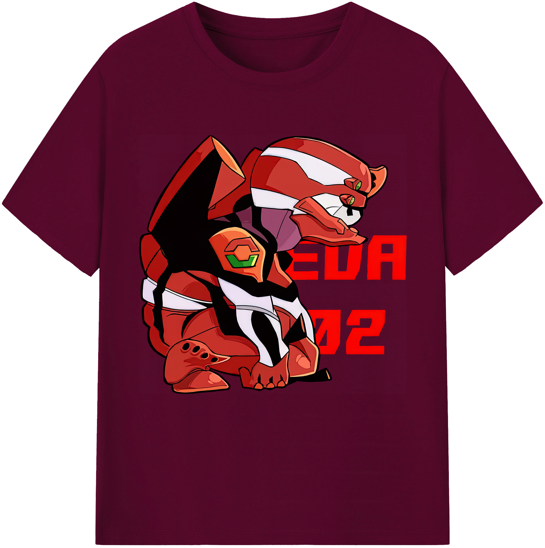 （画像用） EVA 新世紀エヴァンゲリオン レディースカジュアルプリントTシャツ（綿100％）